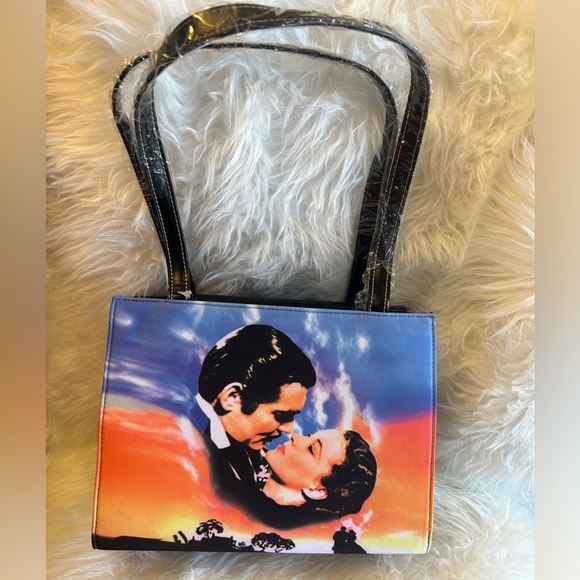 Gone With The Wind Collectible handbag Print Women's Med Size Shoulder Bag NWT S - Picture 1 of 8